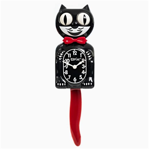 Vintage Classic Kit-cat Klock Crimson Royale Red Black Wall Clock - USA MADE - Etsy
