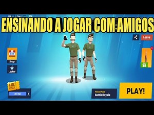 TUTORIAL DE COMO JOGAR 1V1 LOL/1V1 BATTLE COM AMIGOS