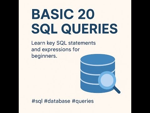 Basic 20 SQL Queries