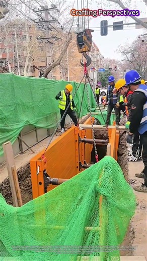 Huge Crane Places Massive Trench Box!