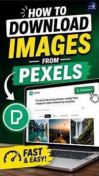 How to Download Images from Pexels | Free HD Photos in Seconds #shorts