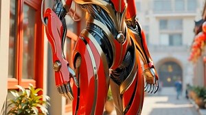 ai美女机甲-机甲变身-美女-ai合成视频