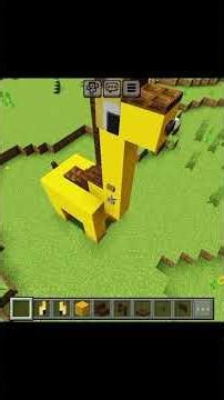 giraffe in minecraft #minecraft