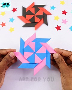 265K views · 12K reactions | Amazing Paper Ninja Star !! Try This !! | Art For You Creations | Facebook