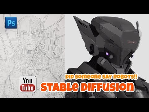 Generate ROBOTS in Stable Diffusion
