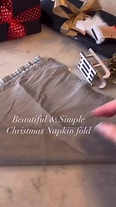 Christmas Table Decor ideas! Simple and easy to do, give it a try! 🎅🏻🎅🏻 #napkinfold #christmas | Practical Precious