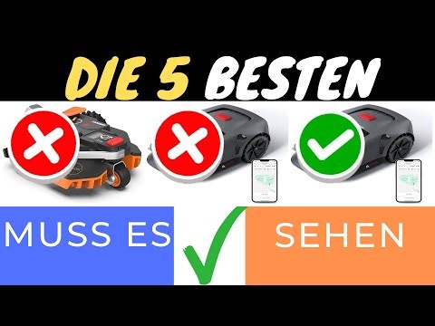 DIE TOP 3 MÄHROBOTER MIT DIEBSTAHLSCHUTZ & GPS-TRACKING 2025! 🚜🌿