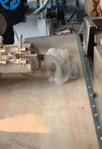 Washing machine corrugated water drainage pipe machine #extruder #plastic #corrugatedpipe #factory #manufacturing