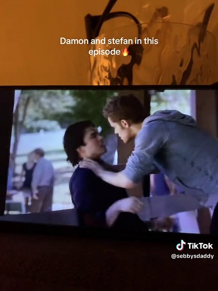 Damon and Stefan's Hot Moments from The Vampire Diaries