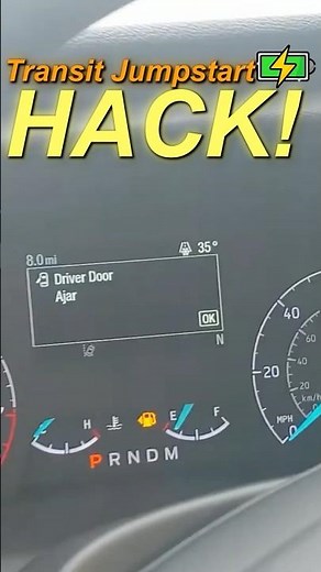 Transit Won’t Start? How to Safely Jump Start Under-Seat Battery!
