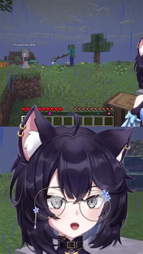 Vtuber witnesses TRAGIC demise.... #minecraft #vtuberclips #shorts