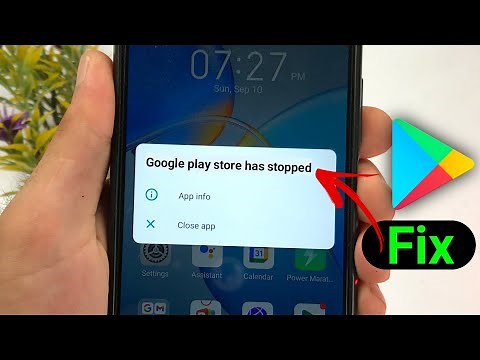 How To Fix Google play store has stopped Problem