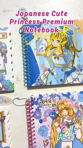 3.8K views | Japanese Cute Princess Premium Notebook (Assorted)! 210.00৳ #chalkpencil | chalkpencil.com | Facebook