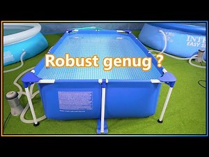 Intex Pool 260x160x65 cm Rectangular Frame 🌊 im Test - Ein robuster Pool ?🥽🤿