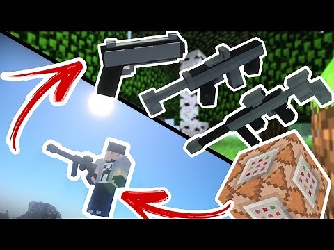 ARMAS PARA MINECRAFT 1.12.2 (SEM MODS) - | Commando Block|
