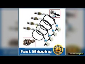 4pcs O2 Oxygen Sensor for 2003 2004 2005 GMC Yukon Yukon XL 1500 53L 4 Wires Lambda Upstream Downst