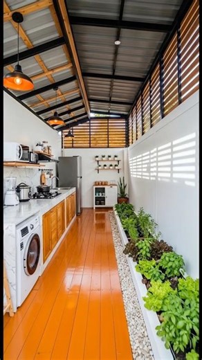 No backyard too small for this outdoor kitchen idea #compact #convenient #homedecor