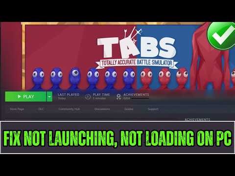 Fix Totally Accurate Battle Simulator Not Launching/Not Opening/Stuck on Loading Screen Error On PC