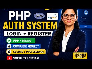 PHP Login & Registration System Tutorial 2026 | Complete Authentication System with MySQL & Sessions