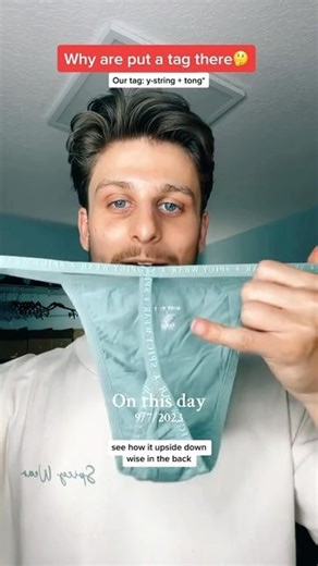 John King on Instagram: "You don’t need a tag there..🤔 When designing the Y-String we wanted to create the most comfortable string underwear- and these questions/problems needed to be addressed. We worked on this design for over 6 months with multiple sample tests and fittings to ensure it keep the same minimal line look but with enhanced comfort. Let me know what you think and if you have any questions🙌 #womensunderwear #womensclothingshop #gstringproblems #gstring #microthong #