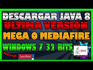 Descargar JAVA 8 32 BITS para WINDOWS 7 en MENOS de 5 MINUTOS!!!👈😱👍