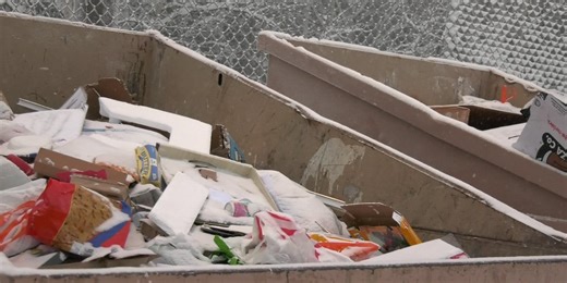Trash piles up at Fairbanks transfer sites during cold snap