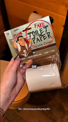 The Fake Toilet Paper Prank Backfired Instantly!