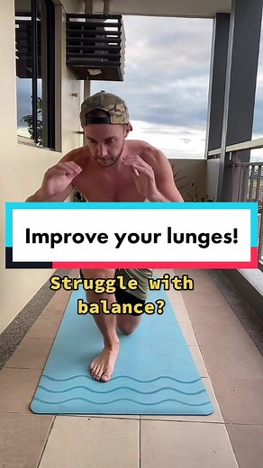 Fix this!!! When lunging dont keep the feet to narrow. Think of train tracks rather then having them in a wire. This will help with balance and form for this exercise. Good tip for beginners on how to lunge. #beginnerexercises #beginnerexercisetips #howtolunge #howtoexercise #formfix #exerciseguide #exerciseform