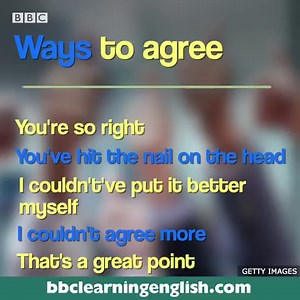 14K views · 348 reactions | This list of phrases is super-useful. Do you agree? (Use one of the phrases to give your opinion.) You’ll find more useful phrases here: https://bbc.in/2DZlUhW ⠀ #learnenglish #bbclearningenglish #agree #opinion #vocabulary #vocab #howtoagree #esl #elt #speakenglish | BBC Learning English | Facebook