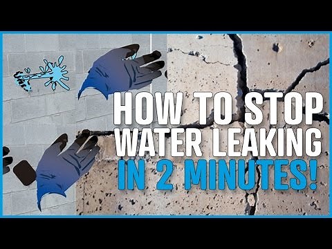 Quick setting mortar to plug even major leaks rapid-hardening mortar water ingress