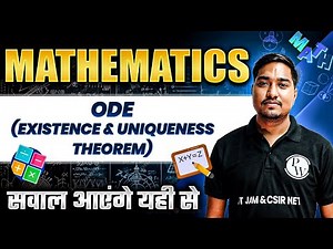 CSIR NET June 2024 : Mathematical Sciences - CSIR NET ODE ( Existence and Uniqueness Theorem)