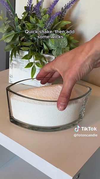 DIY Candle Jar Cleaning and Refilling with Foton Pearled Candles