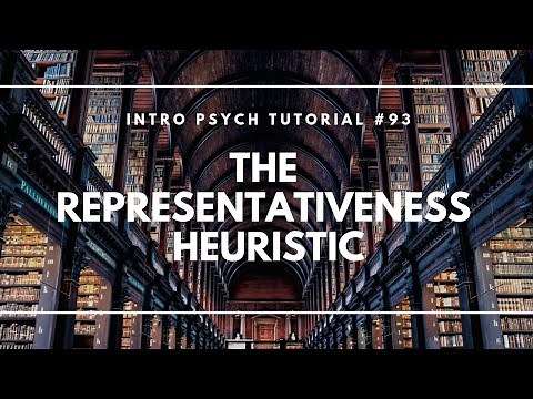 The Representativeness Heuristic (Intro Psych Tutorial #93)