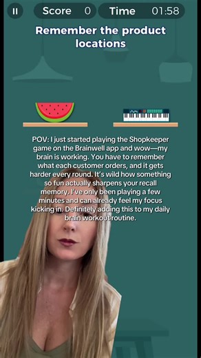 I literally walk through life feeling so much more confident and intelligent because I dedicate 10 min per day playing brain games on the Brainwell app #brainwellapp #smartmind #smartbrain #memory #intelligent