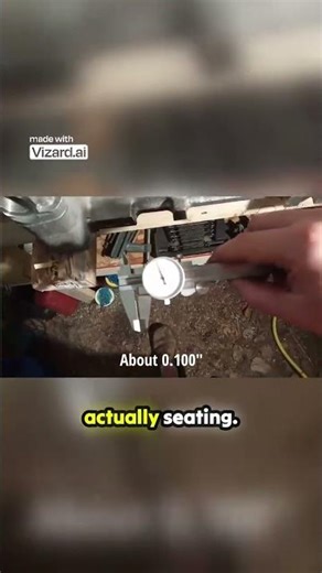 Reading the Valve Lapping Contact Band (Perfect Seal Check)