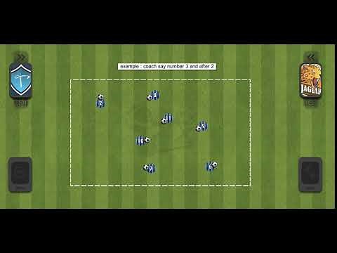 Jeu ludique Football / Conduite de balle / U4 - U5 - U6 - U7 - U8 - U9 - U10