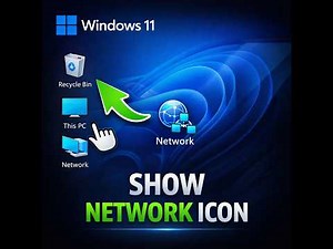 How to Show or Add Network Icon on Windows 11 Desktop | GearUpWindows Tutorial
