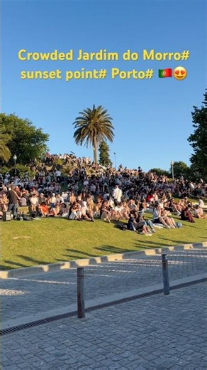 Jardim do Morro# famous sunset view point# Gaia# Places to visit in Porto# tourist attraction#🇵🇹😍