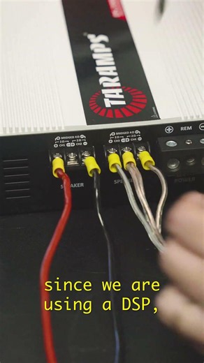 How to connect from Taramps amplifier to Subwoofers and doors speakers