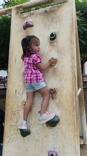 she decided to climb and refuse to go down😂😂 #cute #highlights #follow