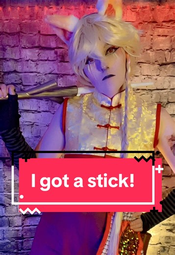 I got a stick!! #pokemon #dndpokemon #braixen #fennekin #delphox #dnd