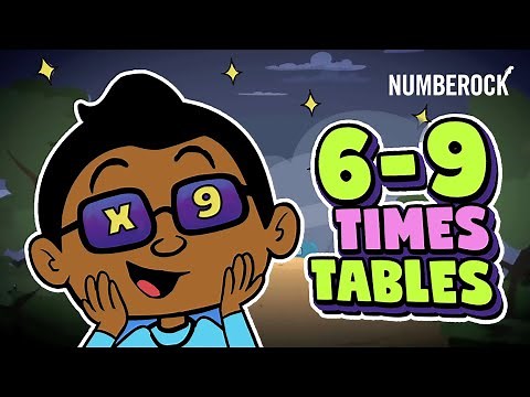 Multiplication Songs 6-9 | Skip Counting by 6, 7, 8 & 9