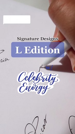 Signature Ideas for L Names