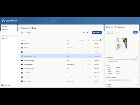 Secure Share Enclave: Compliant File Storage and Collaboration