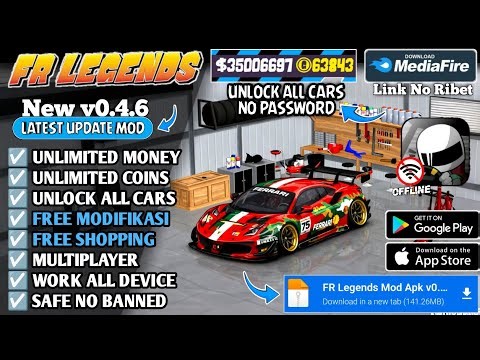 FR Legends Mod Apk v0.4.7 Terbaru 2026 - Unlimited Money & Unlock All Cars