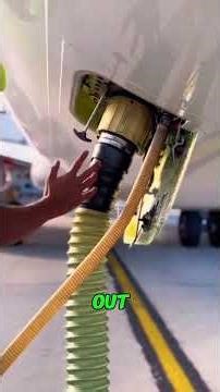 Why Are Ground Crew “Hooking Up Tubes” to a Plane? Are They Draining Waste or Refueling?