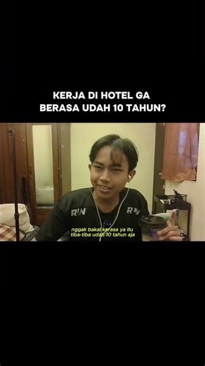 ga berasa udah kerja di hotel sudah 10 tahun?