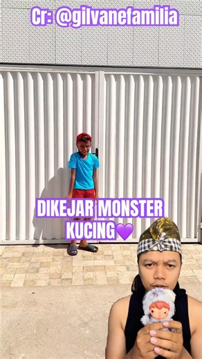 CHASED BY A CAT MONSTER⁉️ Cr: g@gilvanefamilia