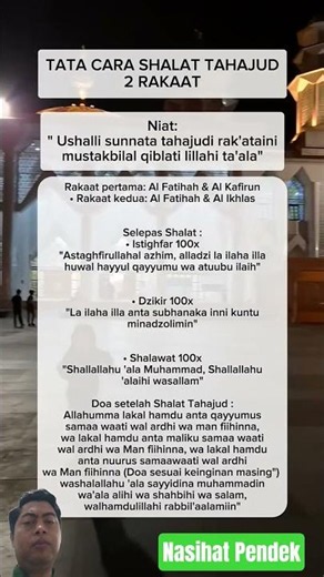 Jangan Bingung Lagi… Ini Tata Cara Sholat Tahajud 😭🌙”“Don’t Be Confused Anymore… Here’s How to Pray