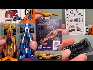 Transformers IDW Dragstrip full demo build & review. Blokees wheels C01 alt mode kit.